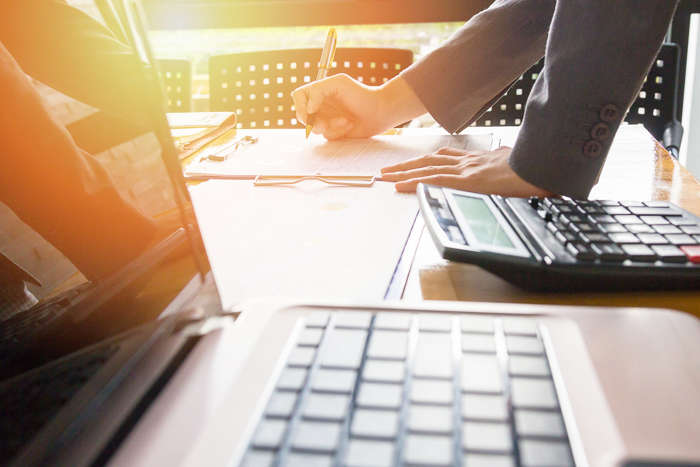 Administrator business man financial inspector.